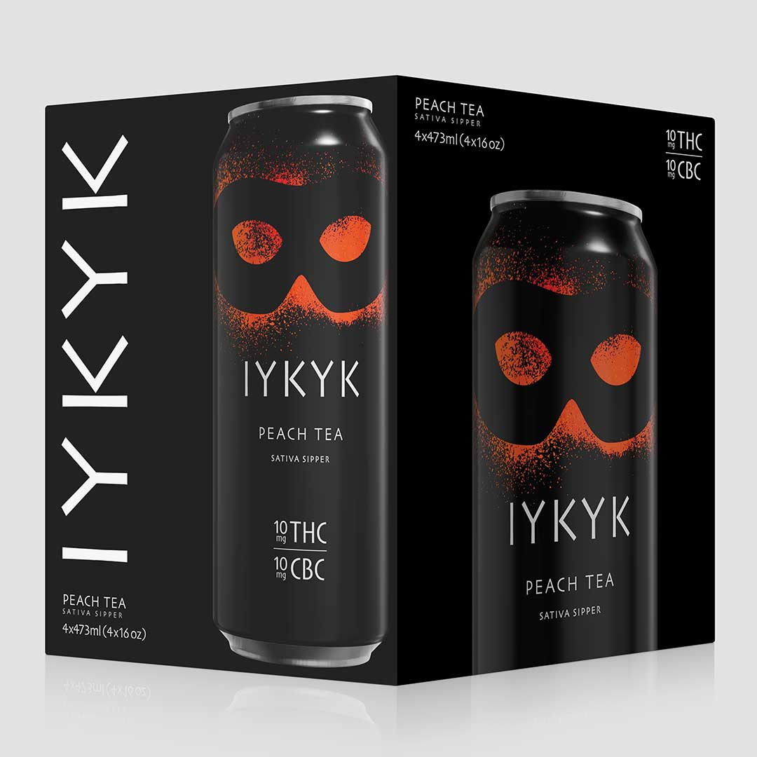 IYKYK Peach Tea 10mg 16oz (4PK) image 1