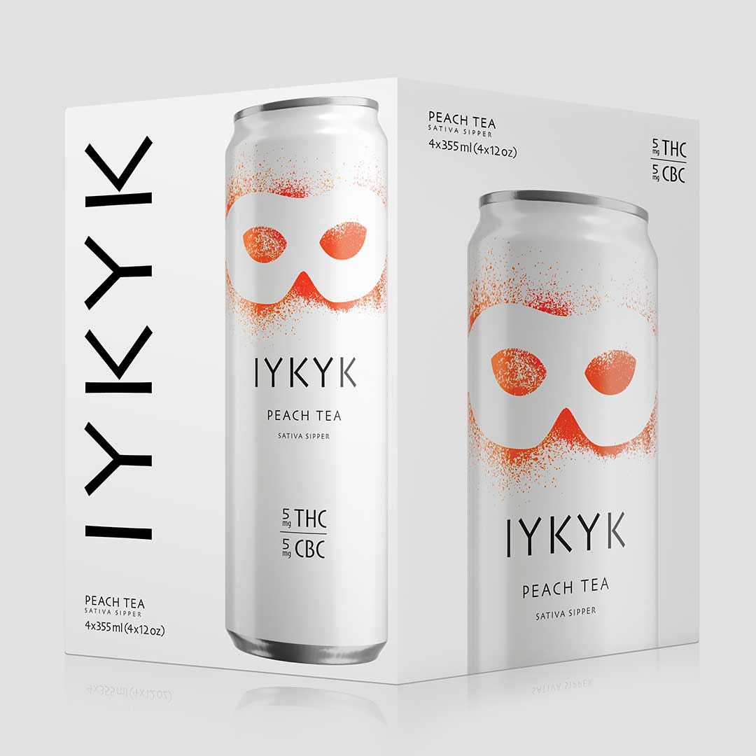 IYKYK Peach Tea 5mg 12oz (4PK) image 1